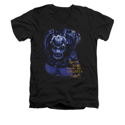 Image for Batman Arkham Asylum V Neck T-Shirt - Arkham Bane