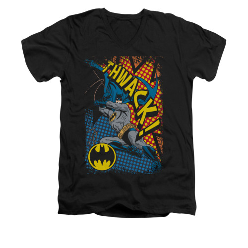 Image for Batman V Neck T-Shirt - Thwack