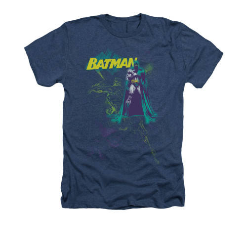 Image for Batman Heather T-Shirt - Bat Spray