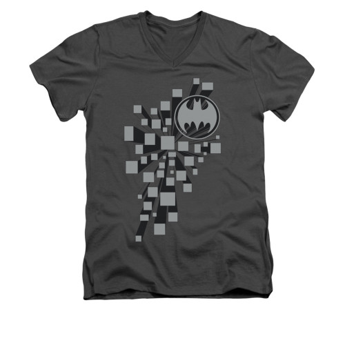 Image for Batman V Neck T-Shirt - Gotham 3d
