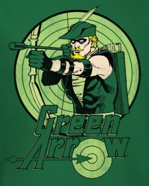 Green Arrow Drawing T-Shirt