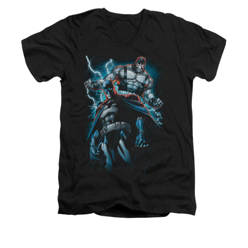 Image for Batman V Neck T-Shirt - Evil Rising