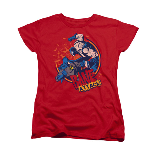 Image for Batman Womans T-Shirt - Bane Attack!