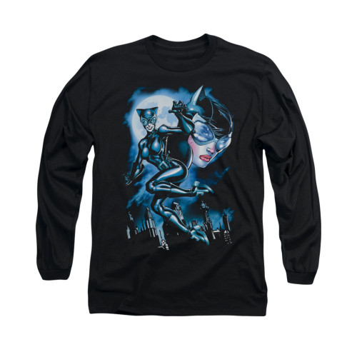 Image for Batman Long Sleeve Shirt - Moonlight Cat