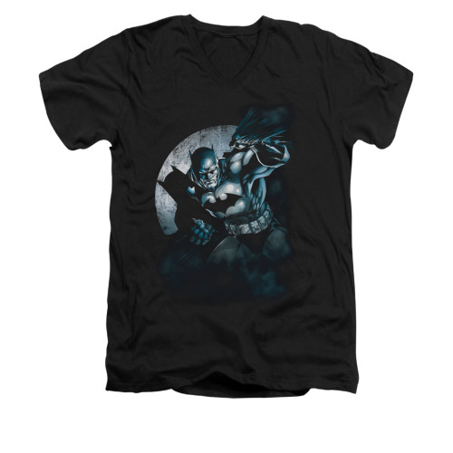 Image for Batman V Neck T-Shirt - Batman Spotlight