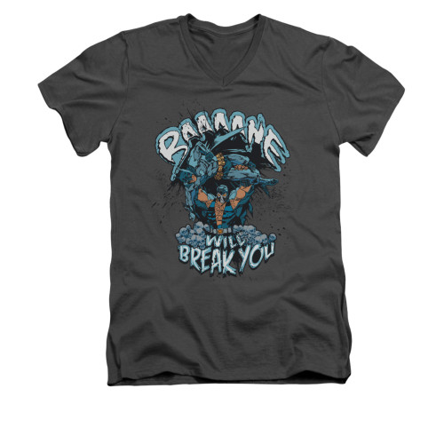 Image for Batman V Neck T-Shirt - Bane Will Break You