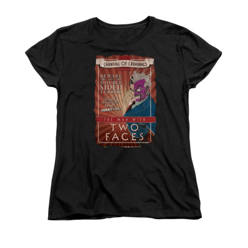 Batman Womans T-Shirt - Two Faces