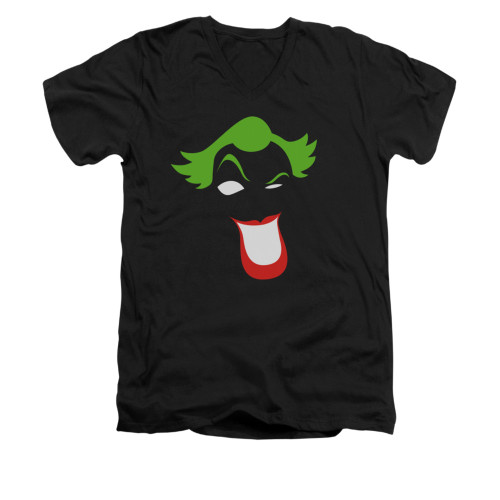 Batman V Neck T-Shirt - Joker Simplified