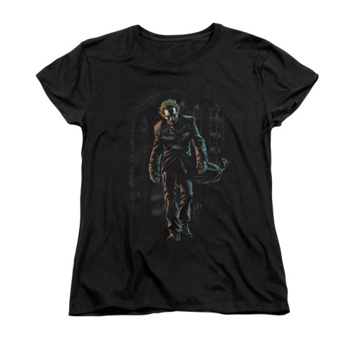 Batman Womans T-Shirt - Joker Leaves Arkham