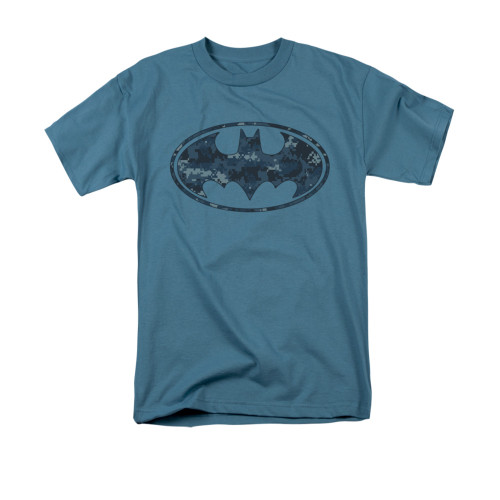 Batman T-Shirt - Navy Camo Shield
