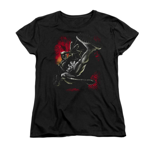 Batman Womans T-Shirt - Kick Swing