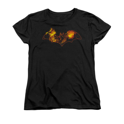 Batman Womans T-Shirt - Molten Logo