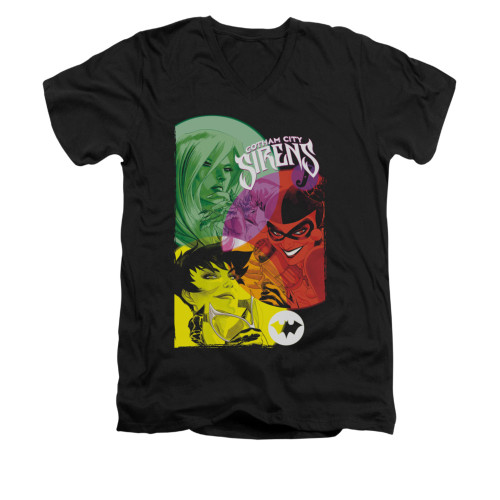 Batman V Neck T-Shirt - Gotham Sirens