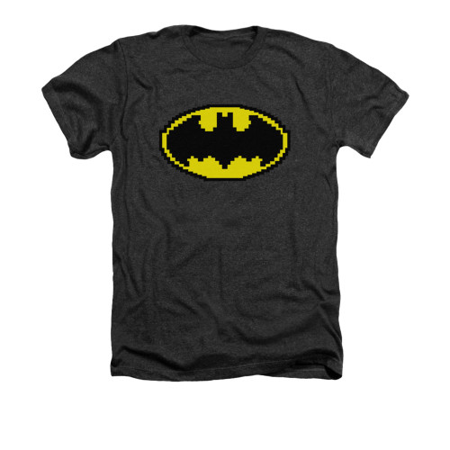 Batman Heather T-Shirt - Pixel Symbol