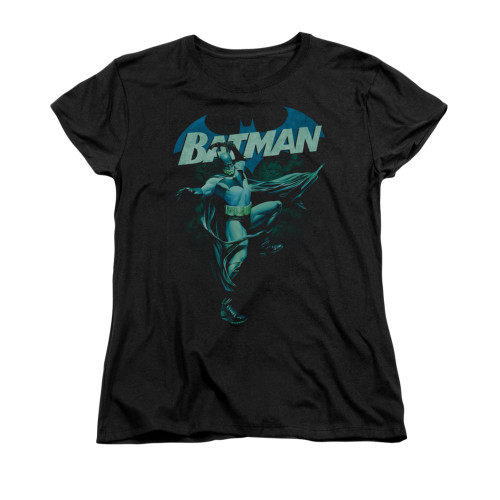 Batman Womans T-Shirt - Blue Bat