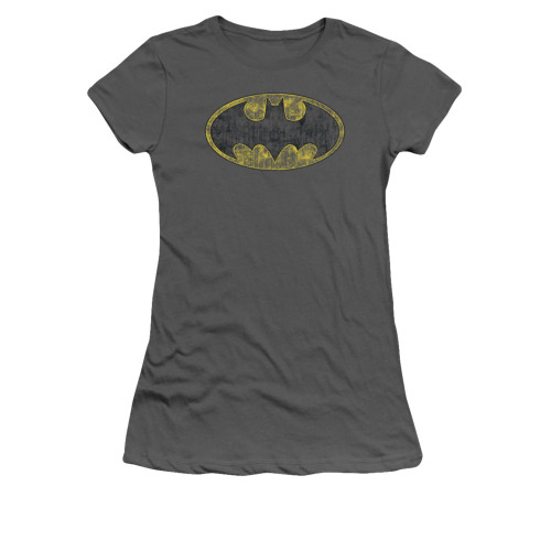 Batman Girls T-Shirt - Tattered Logo