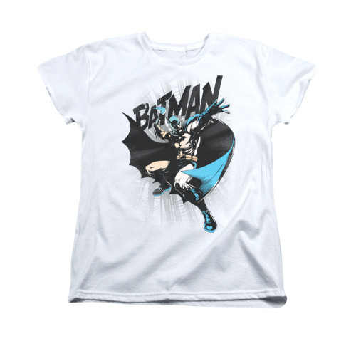 Batman Womans T-Shirt - Batarang Throw