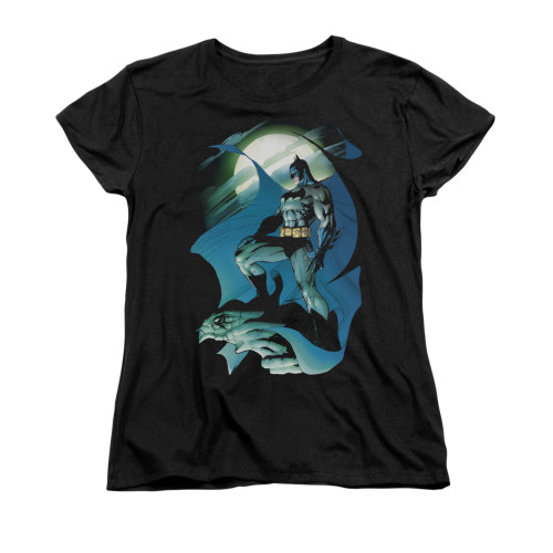 Batman Womans T-Shirt - Glow Of The Moon