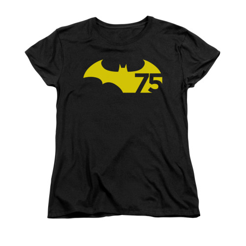 Batman Womans T-Shirt - 75 Logo 2