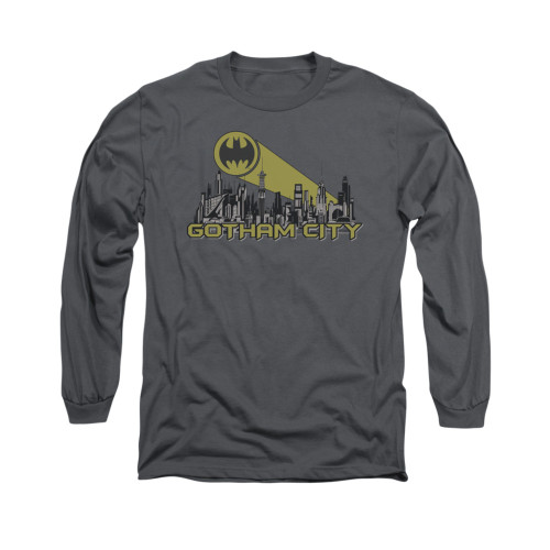 Batman Long Sleeve Shirt - Gotham Skyline