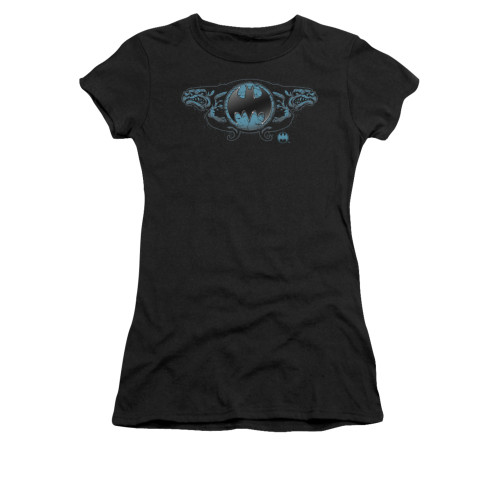 Batman Girls T-Shirt - Two Gargoyles Logo