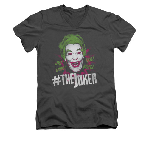 Batman Classic TV V Neck T-Shirt - #joker