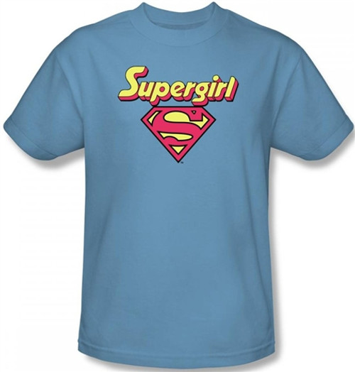 Image Closeup for Supergirl Logo T-Shirt