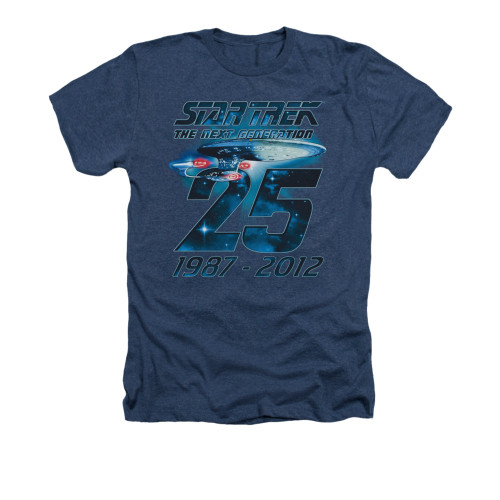 Star Trek the Next Generation Heather T-Shirt - Enterprise 25