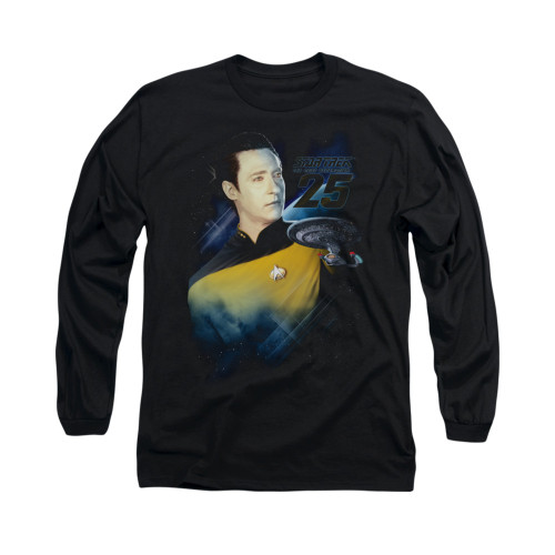 Star Trek the Next Generation Long Sleeve Shirt - Data 25th