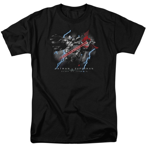 Batman v Superman T-Shirt - Lightning V Heat Vision