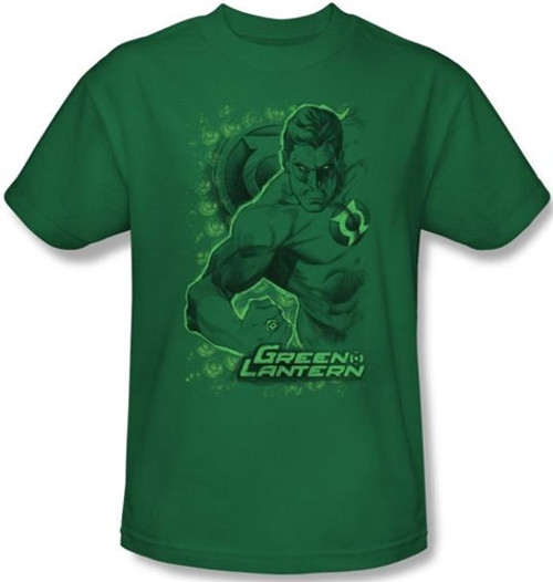 Image Closeup for Green Lantern Pencil Energy T-Shirt