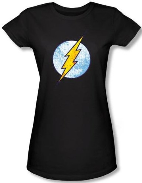 Flash Neon Distress Logo Girls Shirt