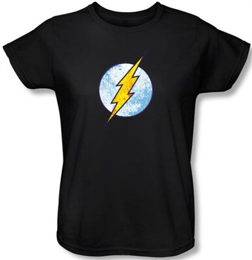 Flash Neon Distress Logo Woman's T-Shirt