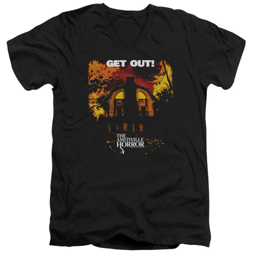 Amityville Horror V Neck T-Shirt - Get Out