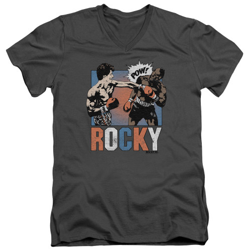 Rocky V Neck T-Shirt - Rocky Pow