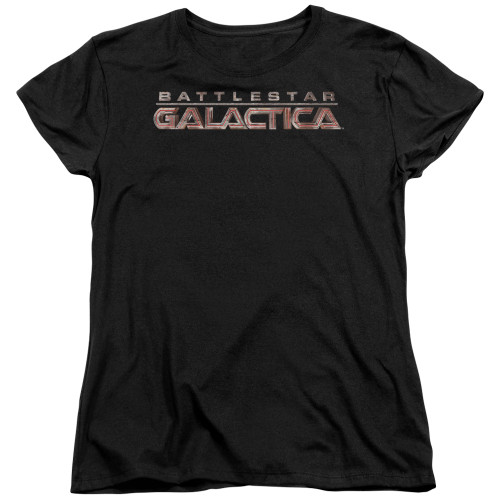 Battlestar Galactica Womans T-Shirt - Logo