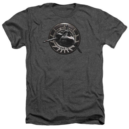 Battlestar Galactica Heather T-Shirt - Viper Squadron