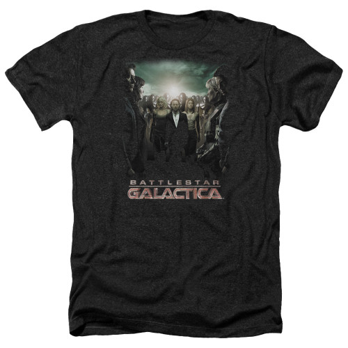 Battlestar Galactica Heather T-Shirt - Crossroads