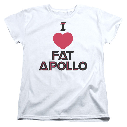 Image for Battlestar Galactica Womans T-Shirt - I Heart Fat Apollo