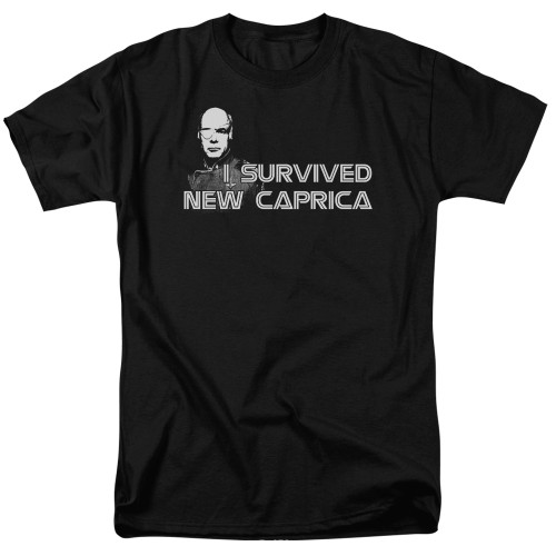Image for Battlestar Galactica T-Shirt - I Survived New Caprica