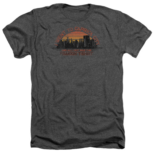 Image for Battlestar Galactica Heather T-Shirt - Carpica City