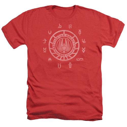 Image for Battlestar Galactica Heather T-Shirt - Colonies