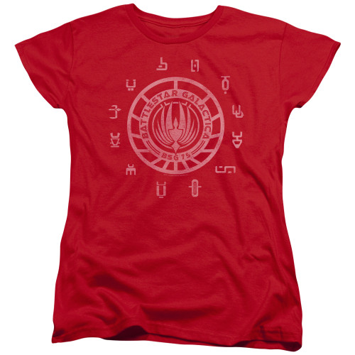 Image for Battlestar Galactica Womans T-Shirt - Colonies