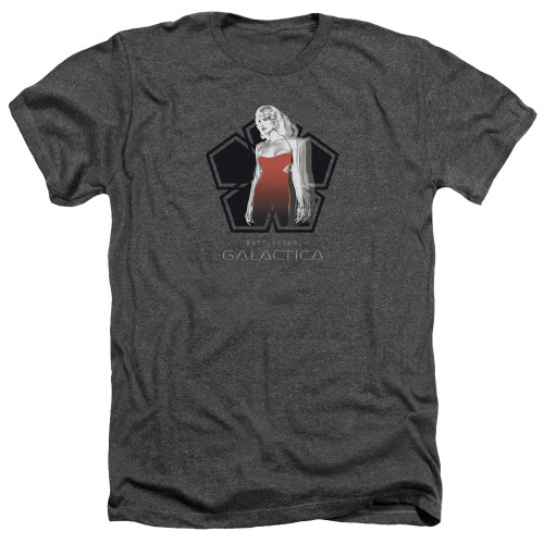 Image for Battlestar Galactica Heather T-Shirt - Cylon Tech