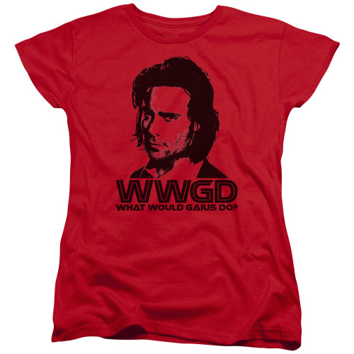 Image for Battlestar Galactica Womans T-Shirt - WWGD