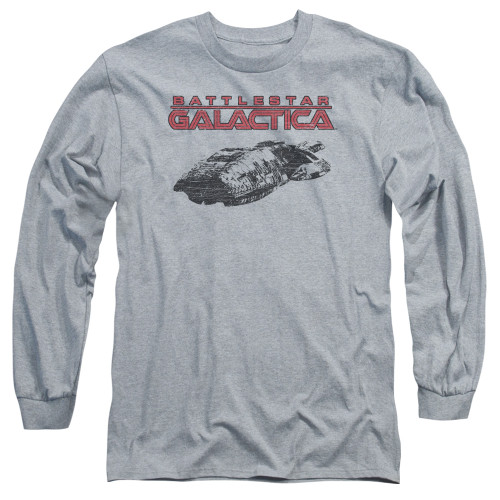 Image for Battlestar Galactica Long Sleeve Shirt - Ship Logo