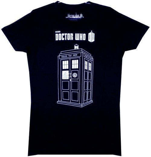 Doctor Who Girls T-Shirt - Linear Tardis Girls T-Shirt