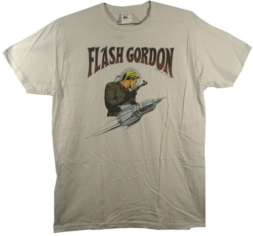 Image Closeup for Flash Gordon T-Shirt - Rocket