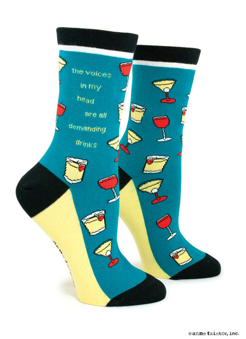 Image for The Voices in My Head Are All Demanding Drinks Socks