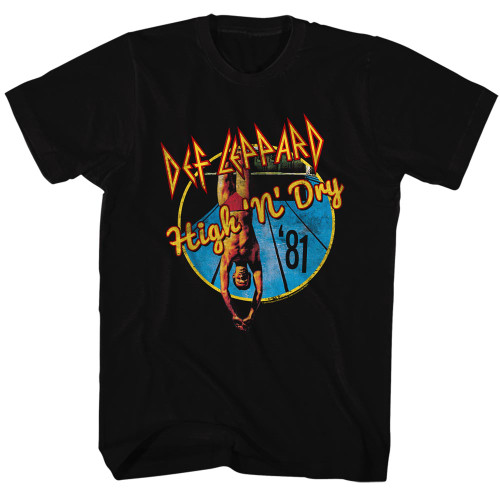 Image for Def Leppard T-Shirt - High 'n Dry '81